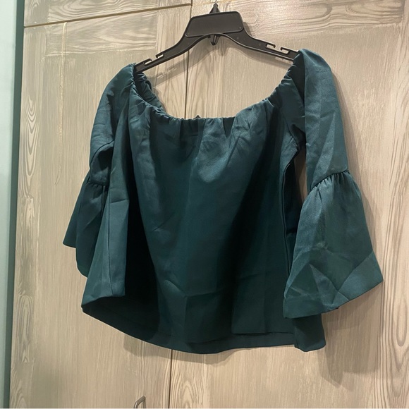 Crop Top Paper Heart Green - Picture 3 of 4